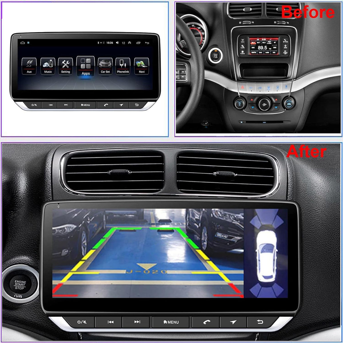 10.25inch Touch Screen Radio Replacement with Wireless Carplay Android Auto R435