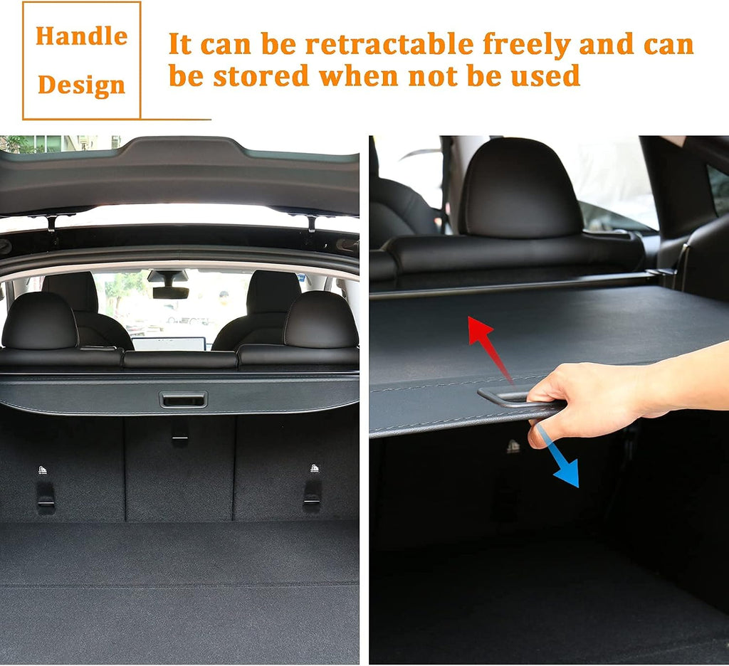 Cargo Cover Retractable Rear Trunk Parcel Shelf Security Shade Pack of 2 K15232