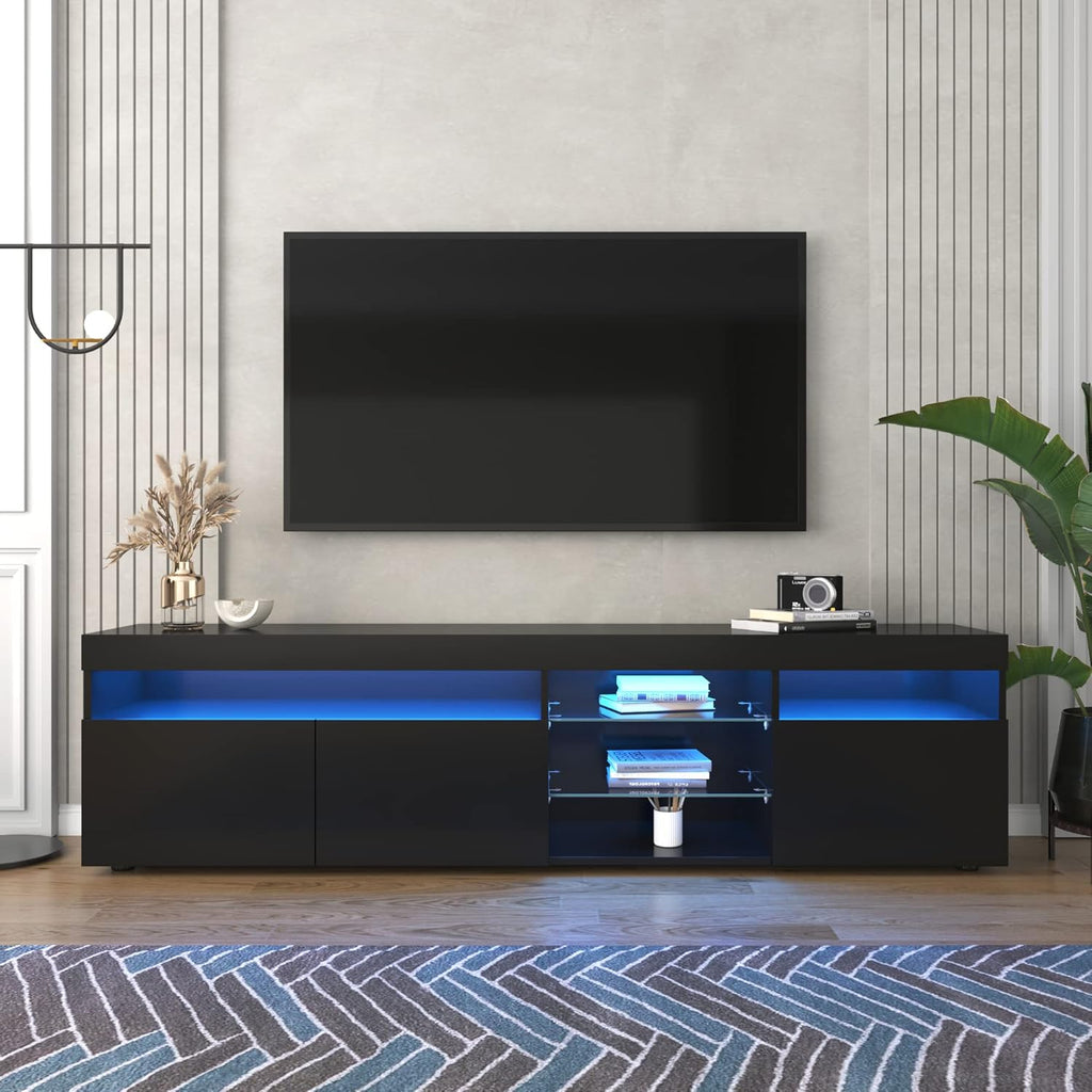 Black TV Stand U871