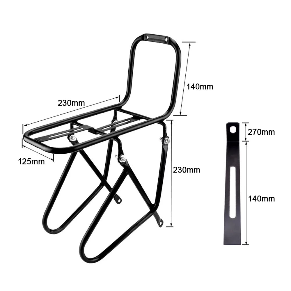 Steel Front Rack MTB Bike Pannier Rack, 33lbs Load Capacity D925