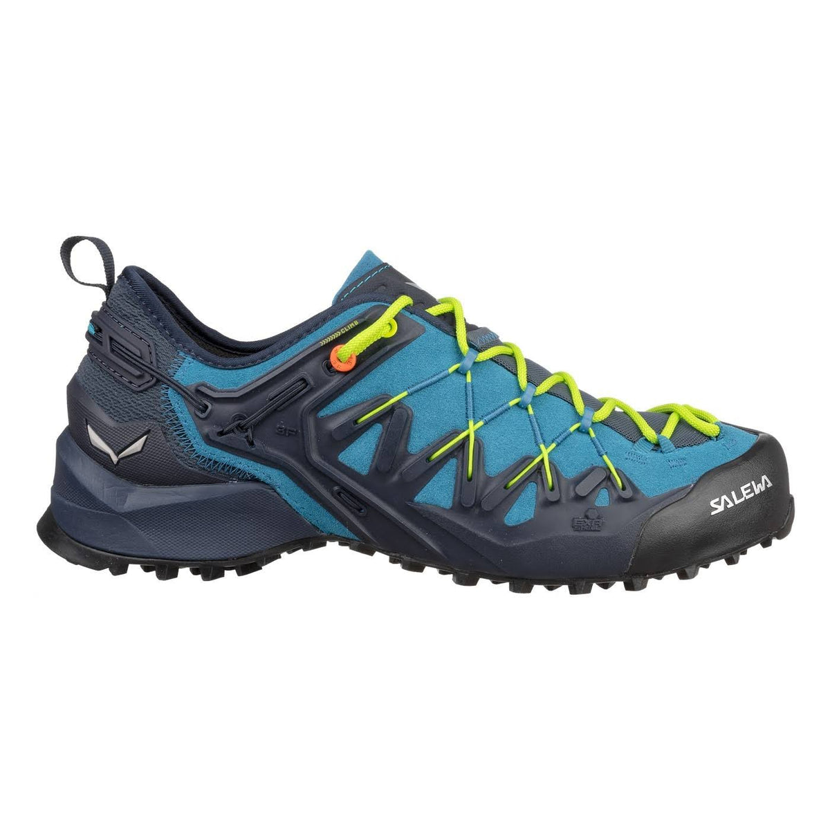 Navy Fluo Yellow Hiking Shoes Q602