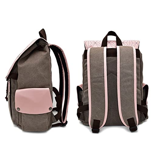3D Print Canvas Backpack C72671
