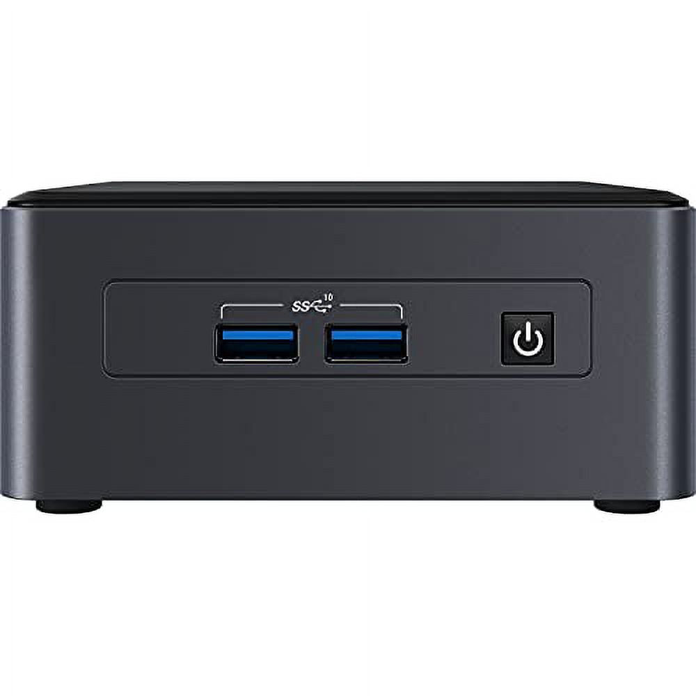 Black Mini Desktop PC i3-1115G4 4GB RAM 256GB PCIe SSD 1TB HDD 2.5 Win 10 Pro Y453890