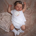 18 inch Sleeping Newborn Baby Girl Doll with Weighted Cloth Body R7252