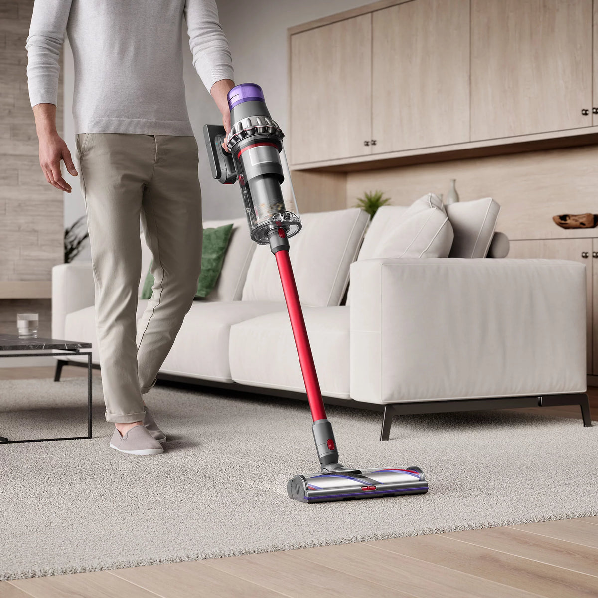 Red Cordless Vacuum Cleaner X58862