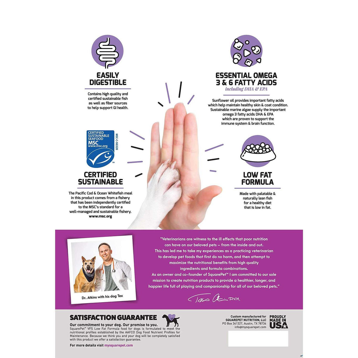 Low Fat Formula Dry Dog Food A89236
