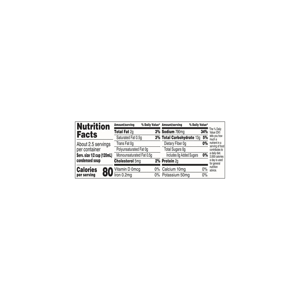 10.5oz Pack of 10 Condensed Chicken with Rice Soup J542
