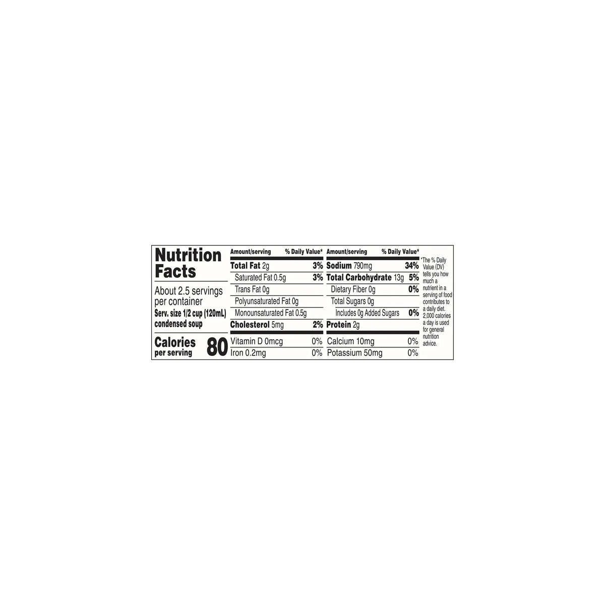 10.5oz Pack of 10 Condensed Chicken with Rice Soup J542