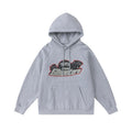 Trapstar London Shooters Red Outline Gray Fleece Hoodie