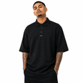 Caltop Heavyweight Solid Polo 3 Button Shirt