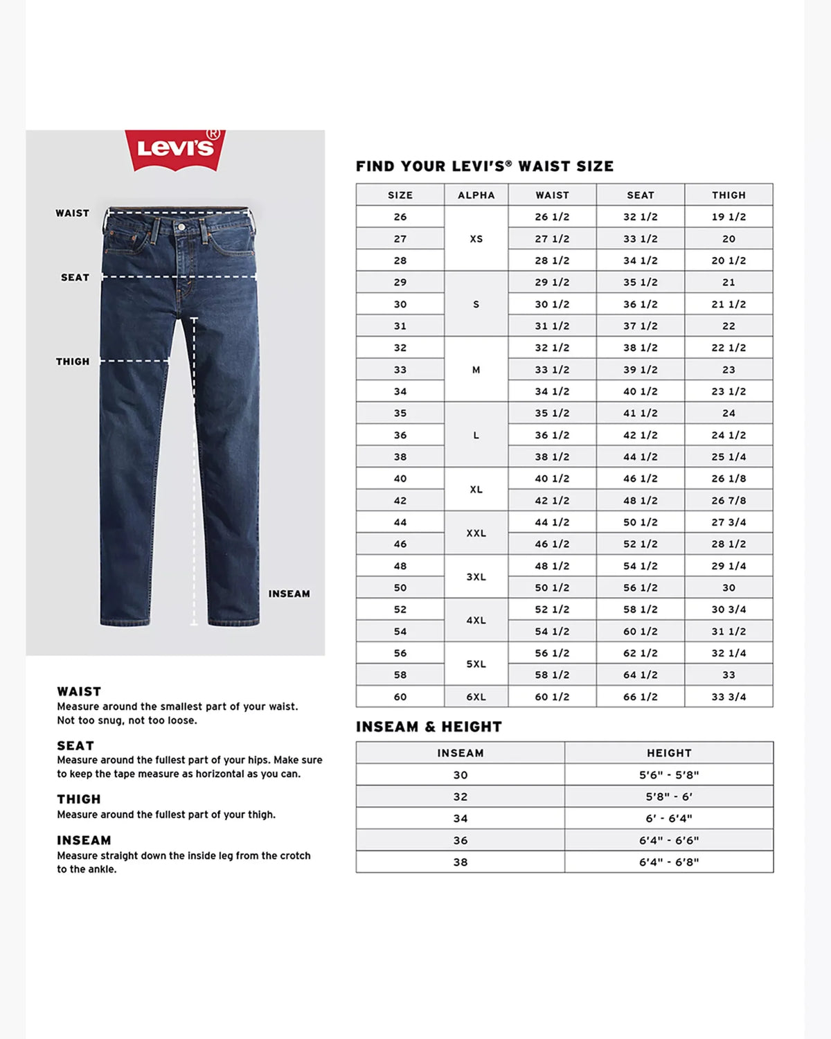 Levis 501® Original Shrink-to-Fit Men's Jeans Modern Black